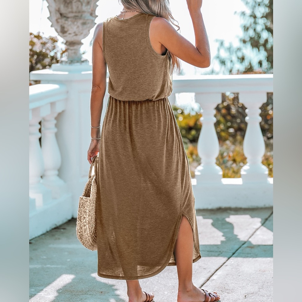 Marled Knit Maxi Dress